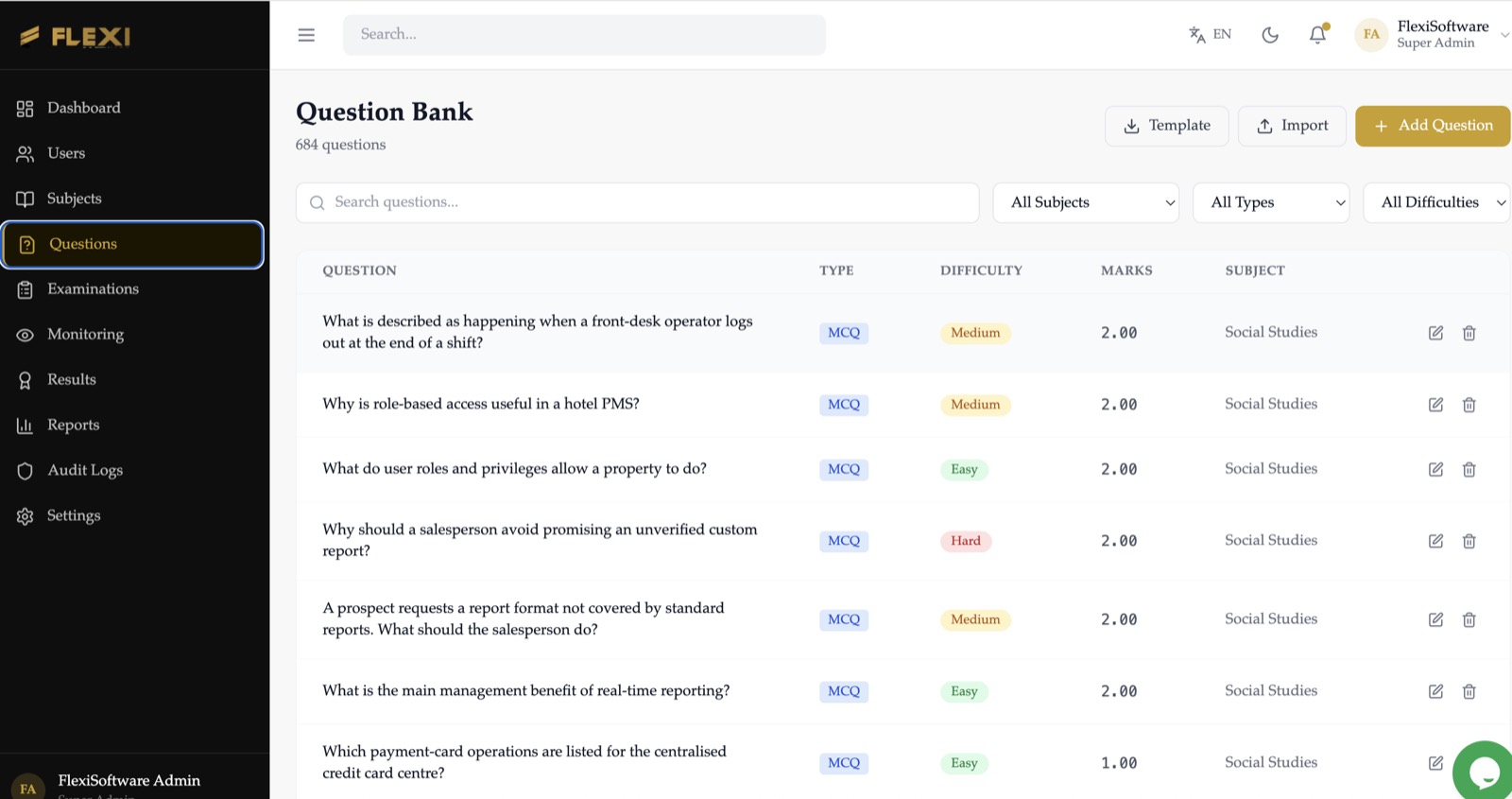Question bank